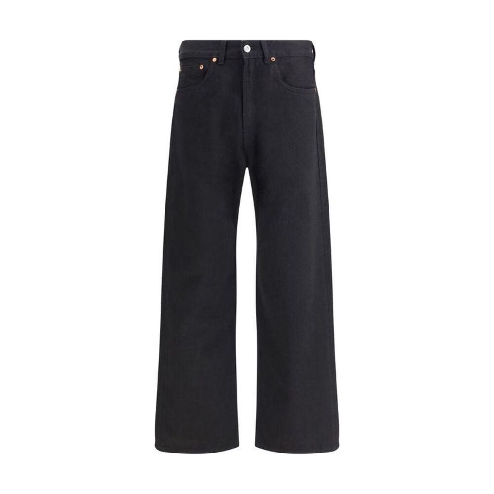 Our Legacy WideLeg Casual Jeans Men Black Bottoms
